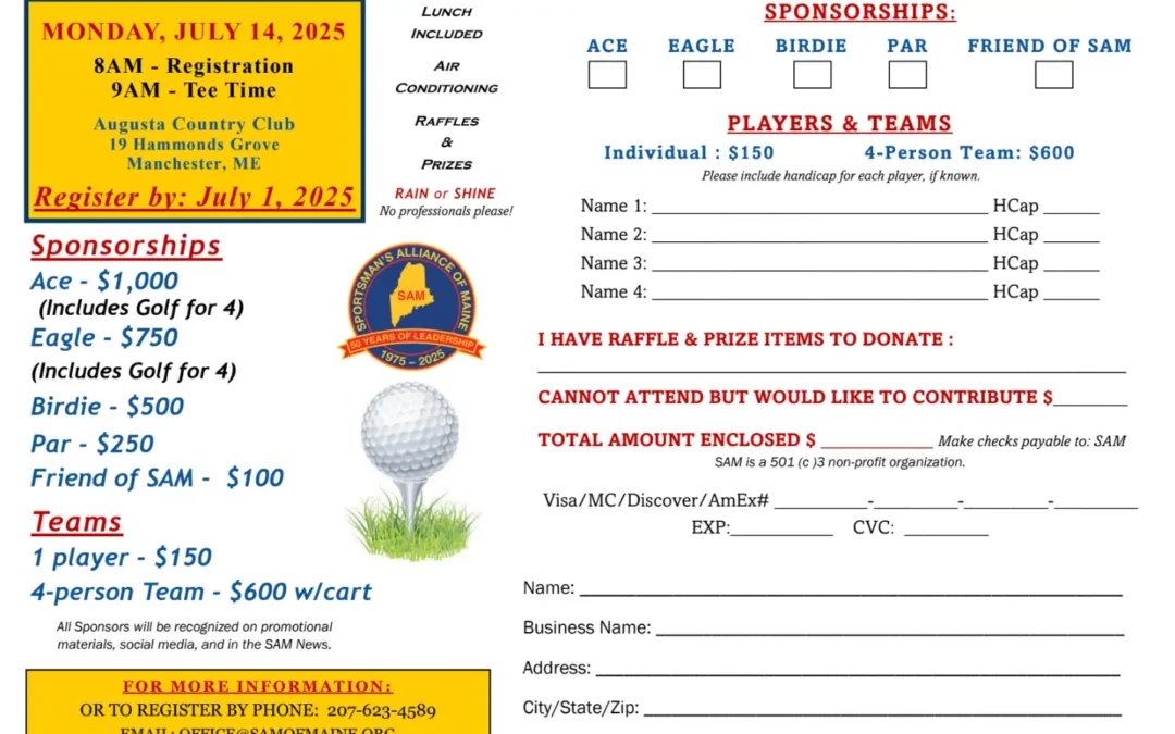 2025 SAM Golf Tournament