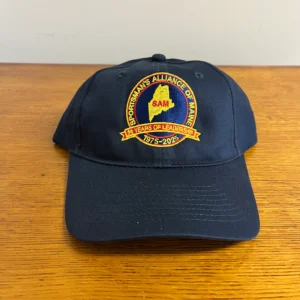 SAM Navy Blue 50 Year Logo Hat